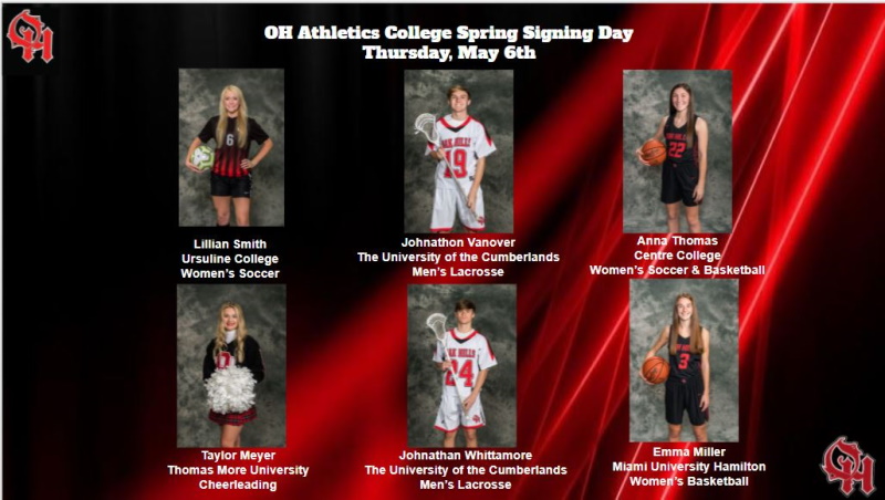 Senior Signing Day Athletes May 6th (3 of 3) 